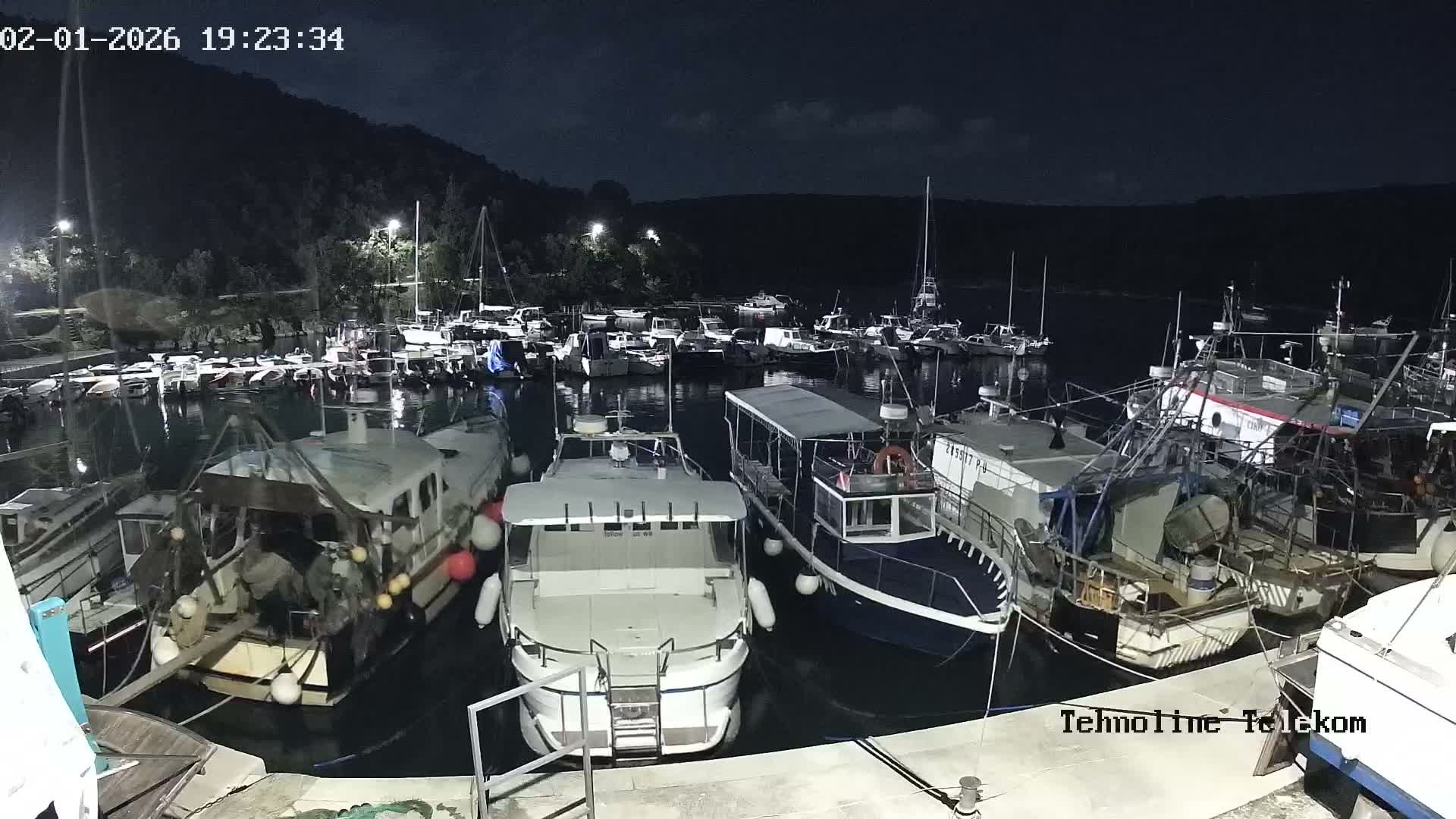 Krnica, Krnicki Porat Marine & Adriatic Coast Live Cam - Krnica, Opcina Marcana, Istria, Croatia