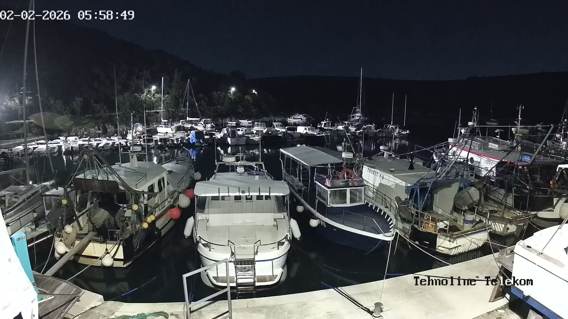 Krnica, Krnicki Porat Marine & Adriatic Coast Live Cam - Krnica, Opcina Marcana, Istria, Croatia