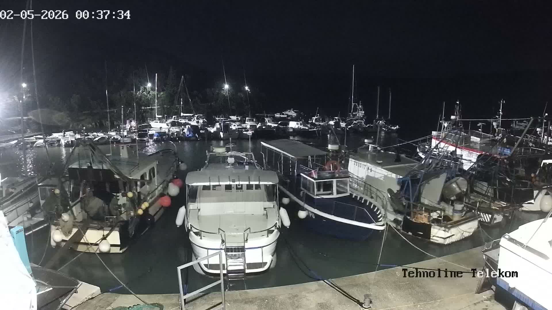 Krnica, Krnicki Porat Marine & Adriatic Coast Live Cam - Krnica, Opcina Marcana, Istria, Croatia
