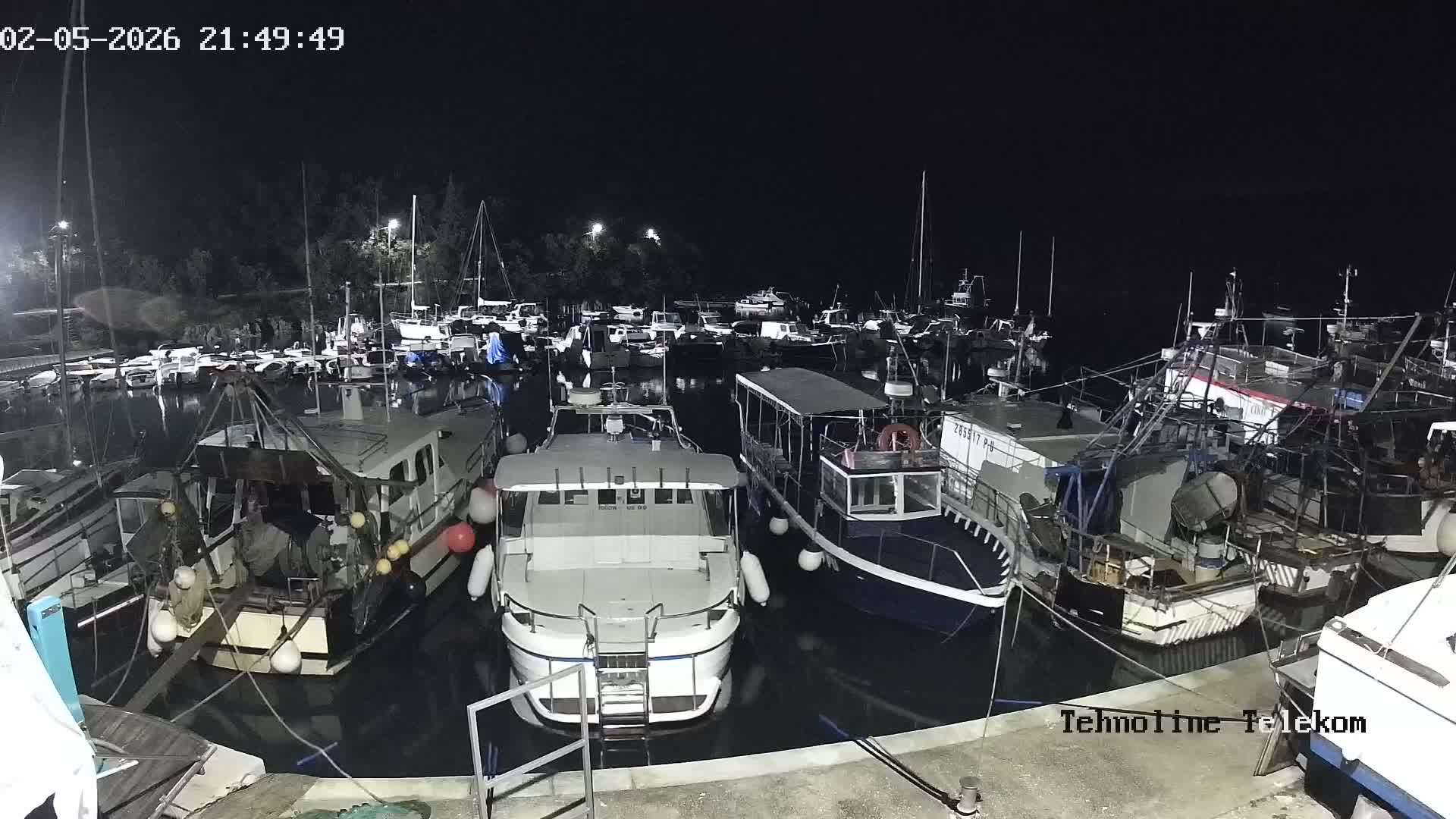 Krnica, Krnicki Porat Marine & Adriatic Coast Live Cam - Krnica, Opcina Marcana, Istria, Croatia