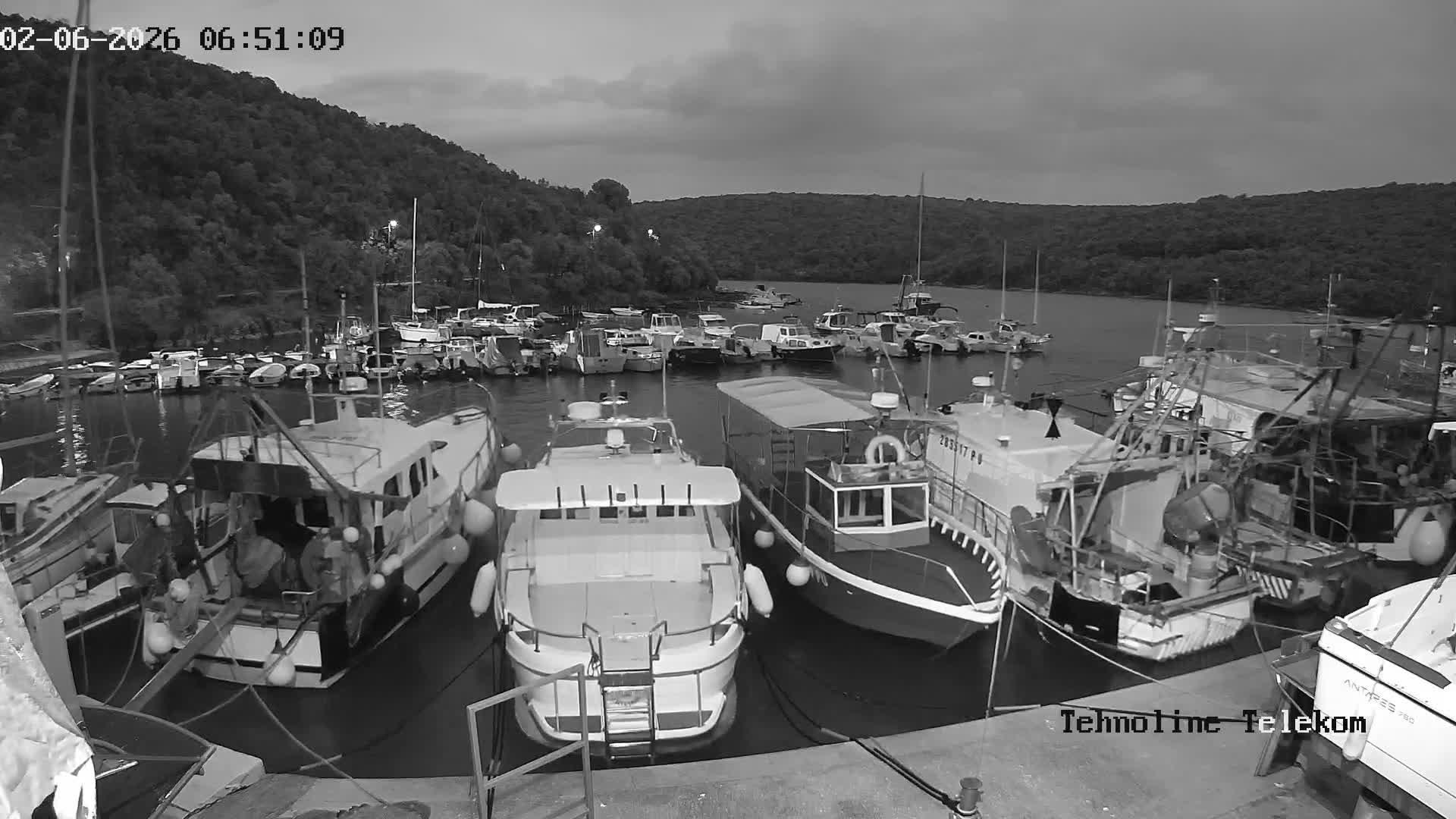 Krnica, Krnicki Porat Marine & Adriatic Coast Live Cam - Krnica, Opcina Marcana, Istria, Croatia