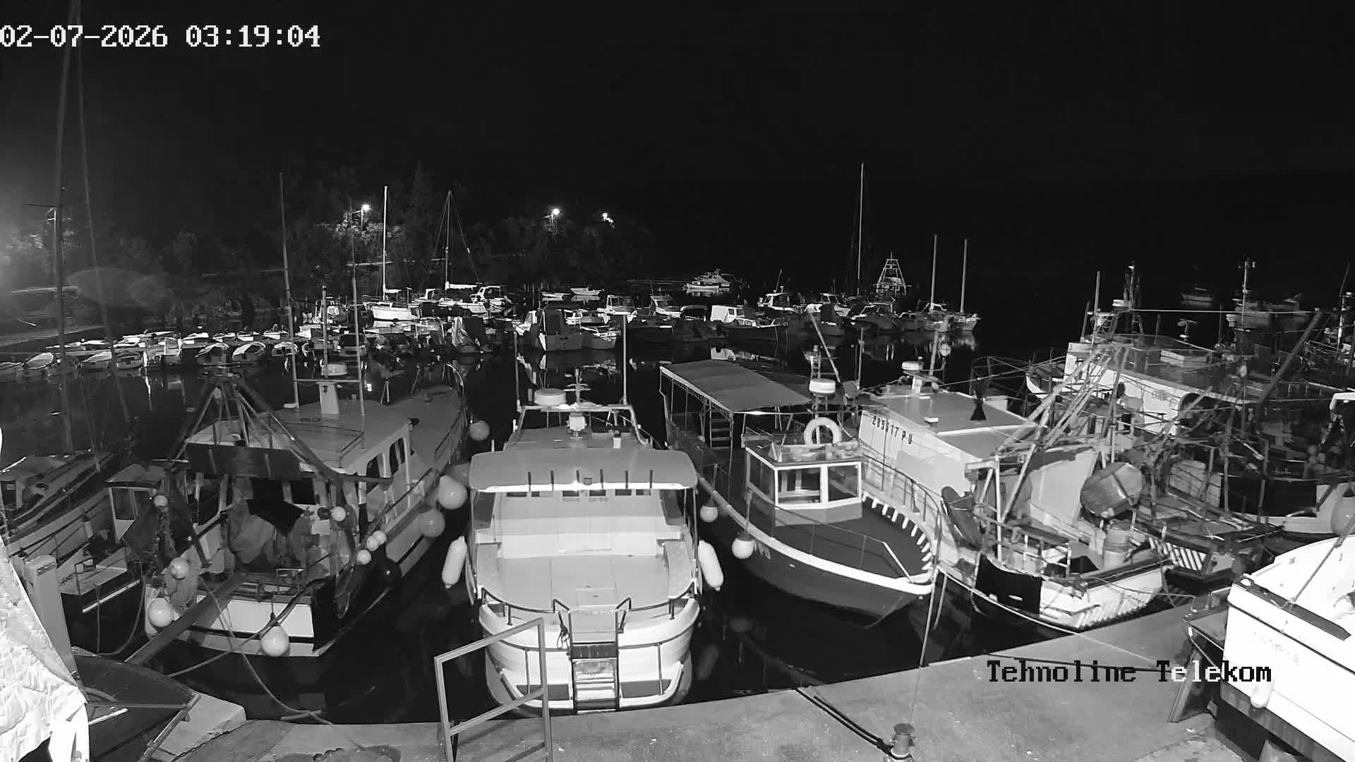 Krnica, Krnicki Porat Marine & Adriatic Coast Live Cam - Krnica, Opcina Marcana, Istria, Croatia