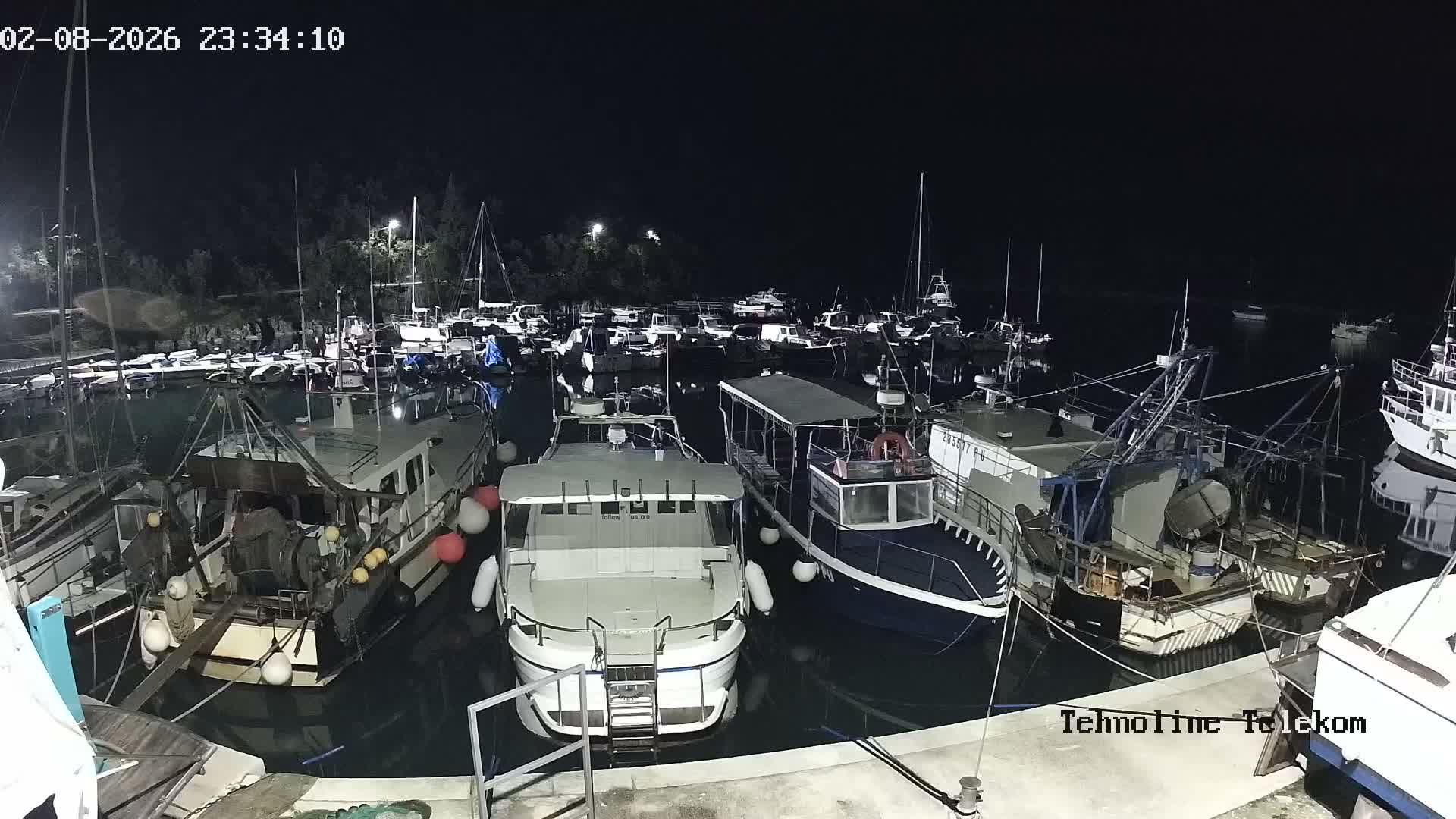 Krnica, Krnicki Porat Marine & Adriatic Coast Live Cam - Krnica, Opcina Marcana, Istria, Croatia
