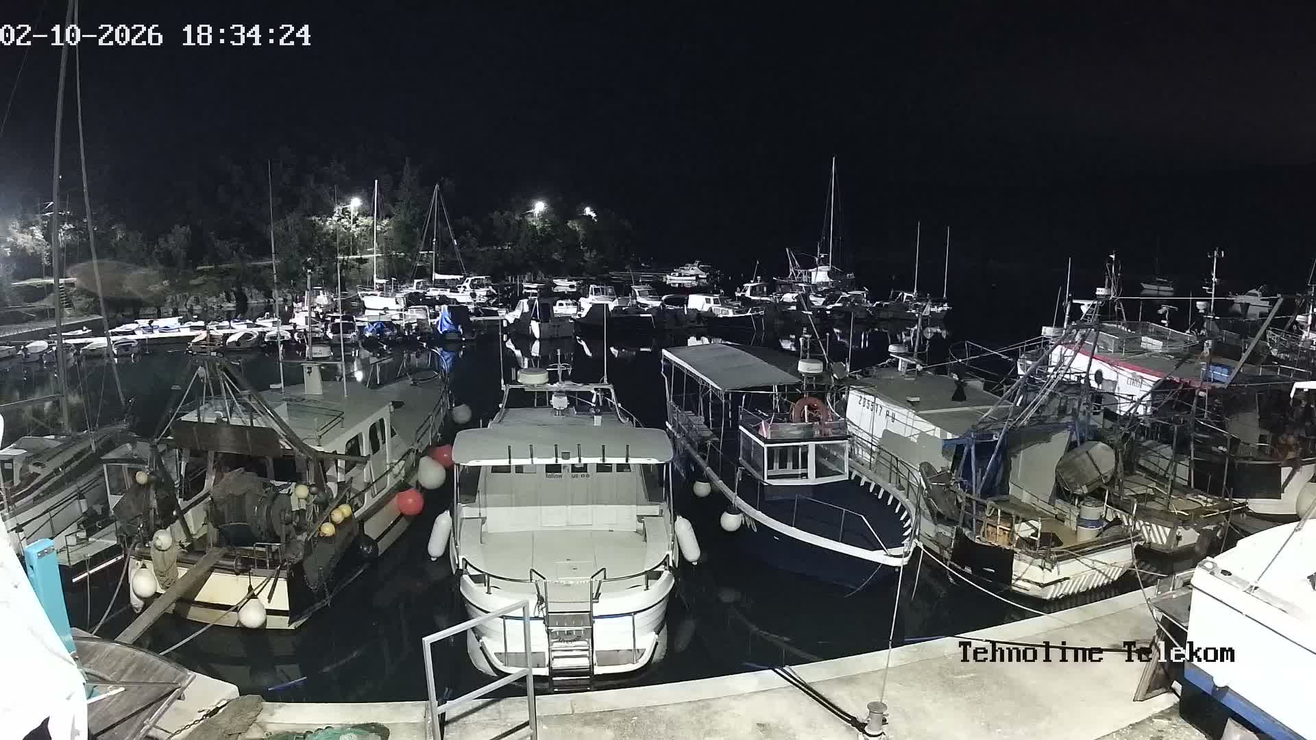 Krnica, Krnicki Porat Marine & Adriatic Coast Live Cam - Krnica, Opcina Marcana, Istria, Croatia