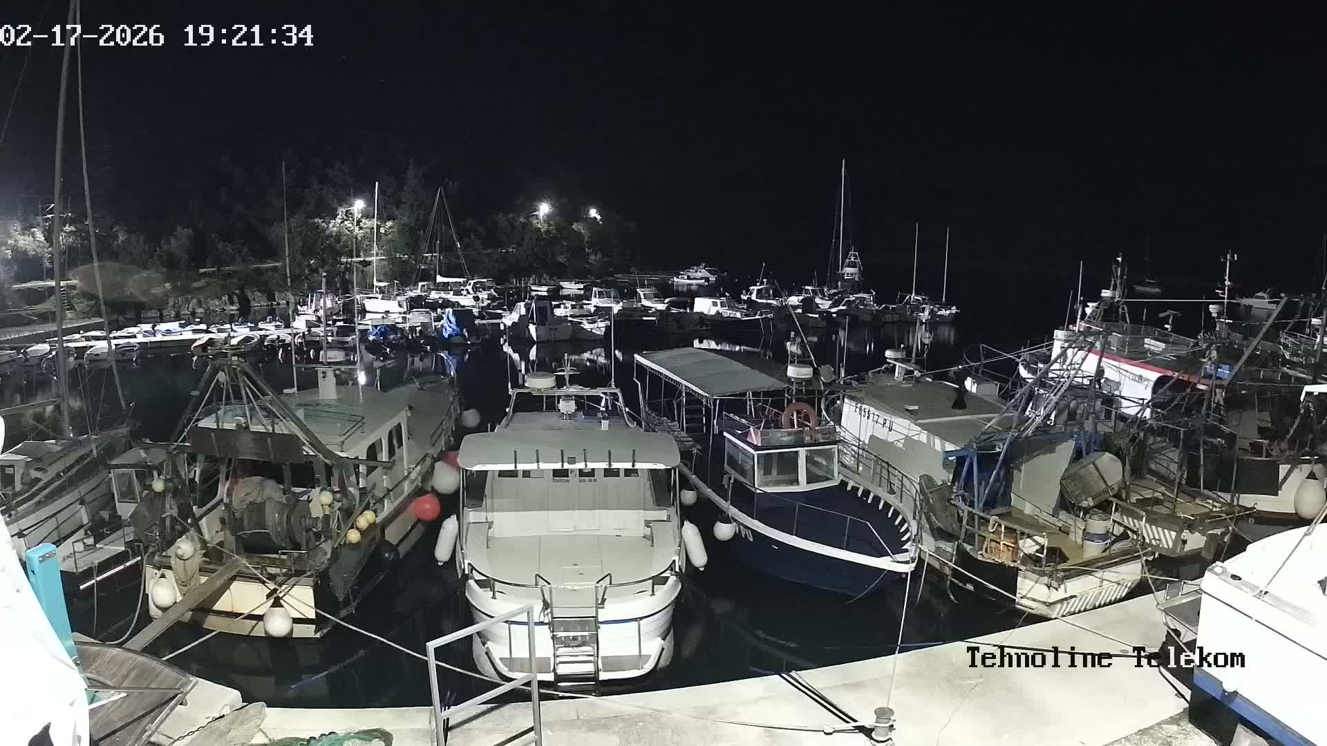 Krnica, Krnicki Porat Marine & Adriatic Coast Live Cam - Krnica, Opcina Marcana, Istria, Croatia