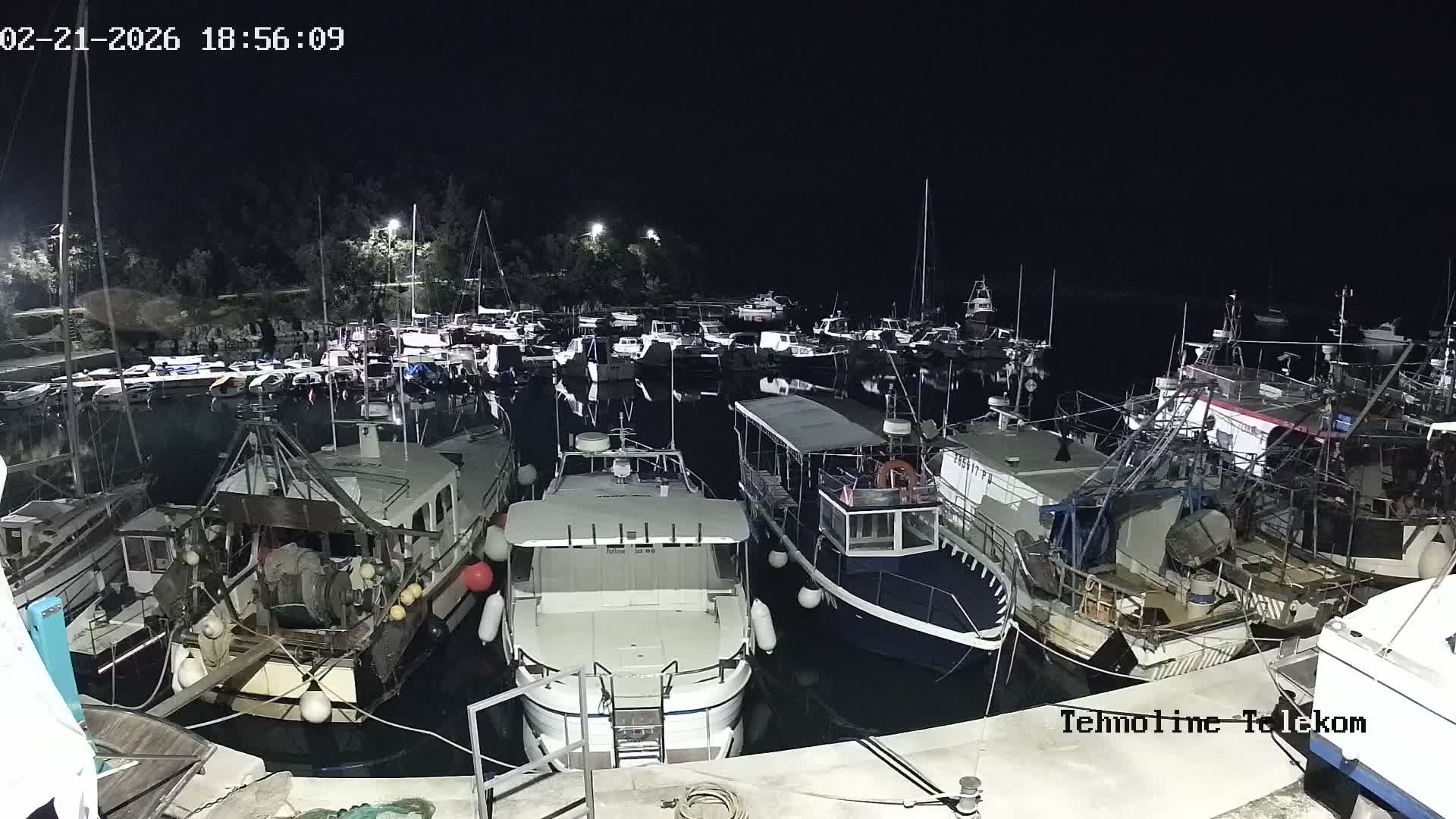 Krnica, Krnicki Porat Marine & Adriatic Coast Live Cam - Krnica, Opcina Marcana, Istria, Croatia