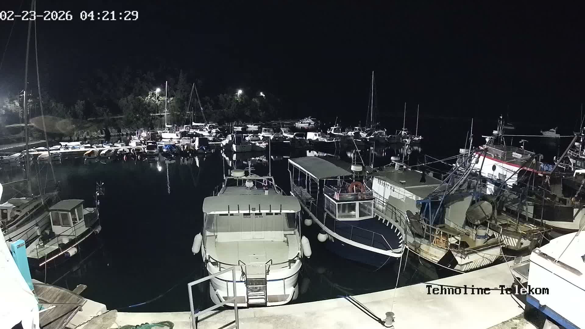 Krnica, Krnicki Porat Marine & Adriatic Coast Live Cam - Krnica, Opcina Marcana, Istria, Croatia