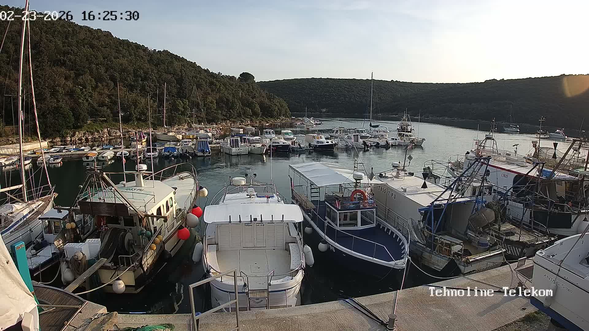Krnica, Krnicki Porat Marine & Adriatic Coast Live Cam - Krnica, Opcina Marcana, Istria, Croatia