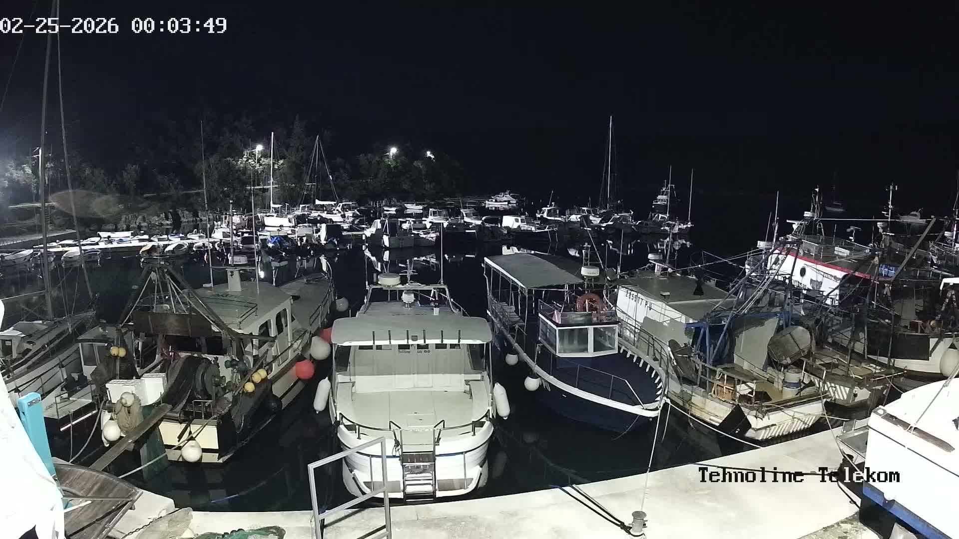 Krnica, Krnicki Porat Marine & Adriatic Coast Live Cam - Krnica, Opcina Marcana, Istria, Croatia