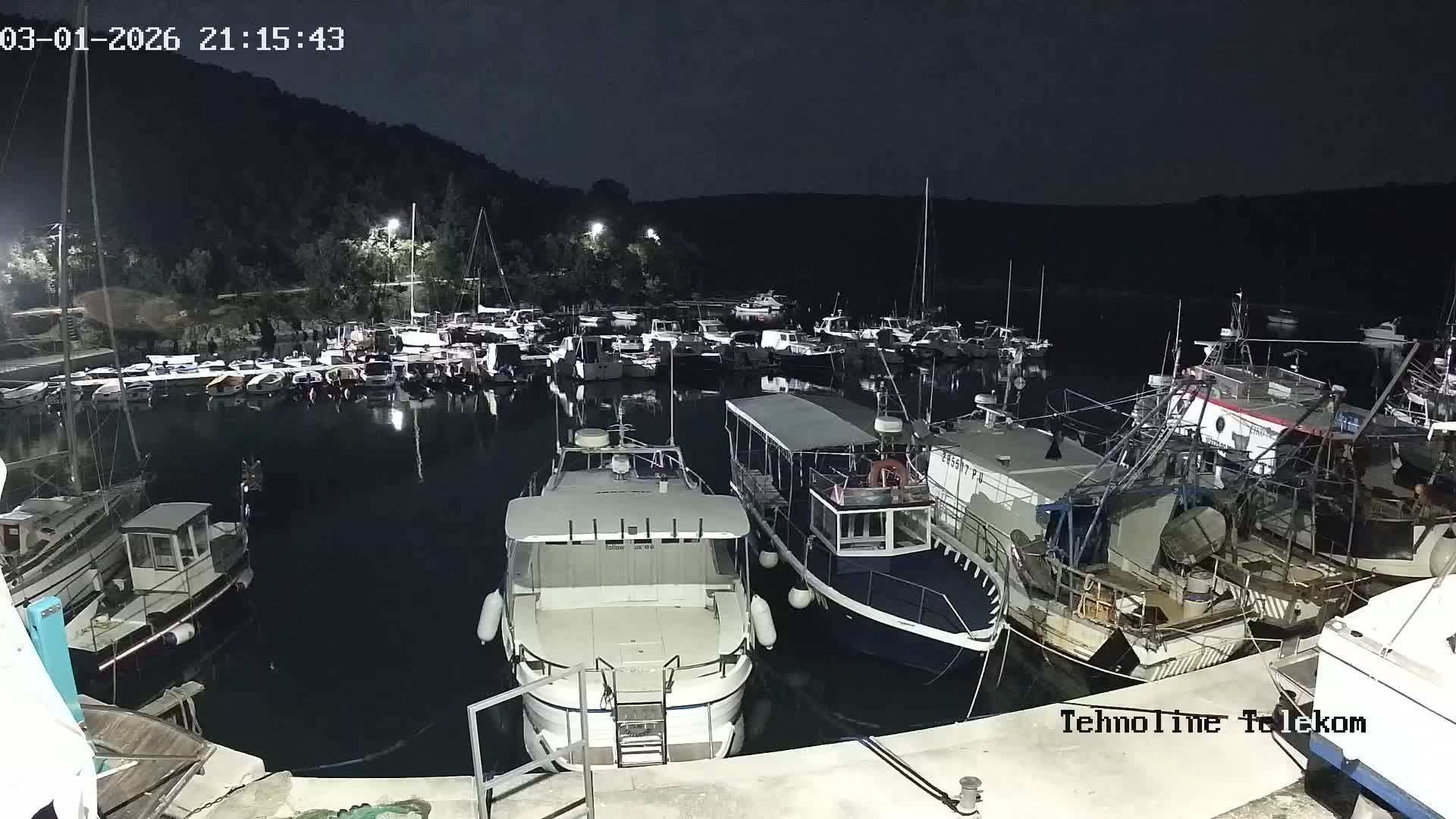 Krnica, Krnicki Porat Marine & Adriatic Coast Live Cam - Krnica, Opcina Marcana, Istria, Croatia