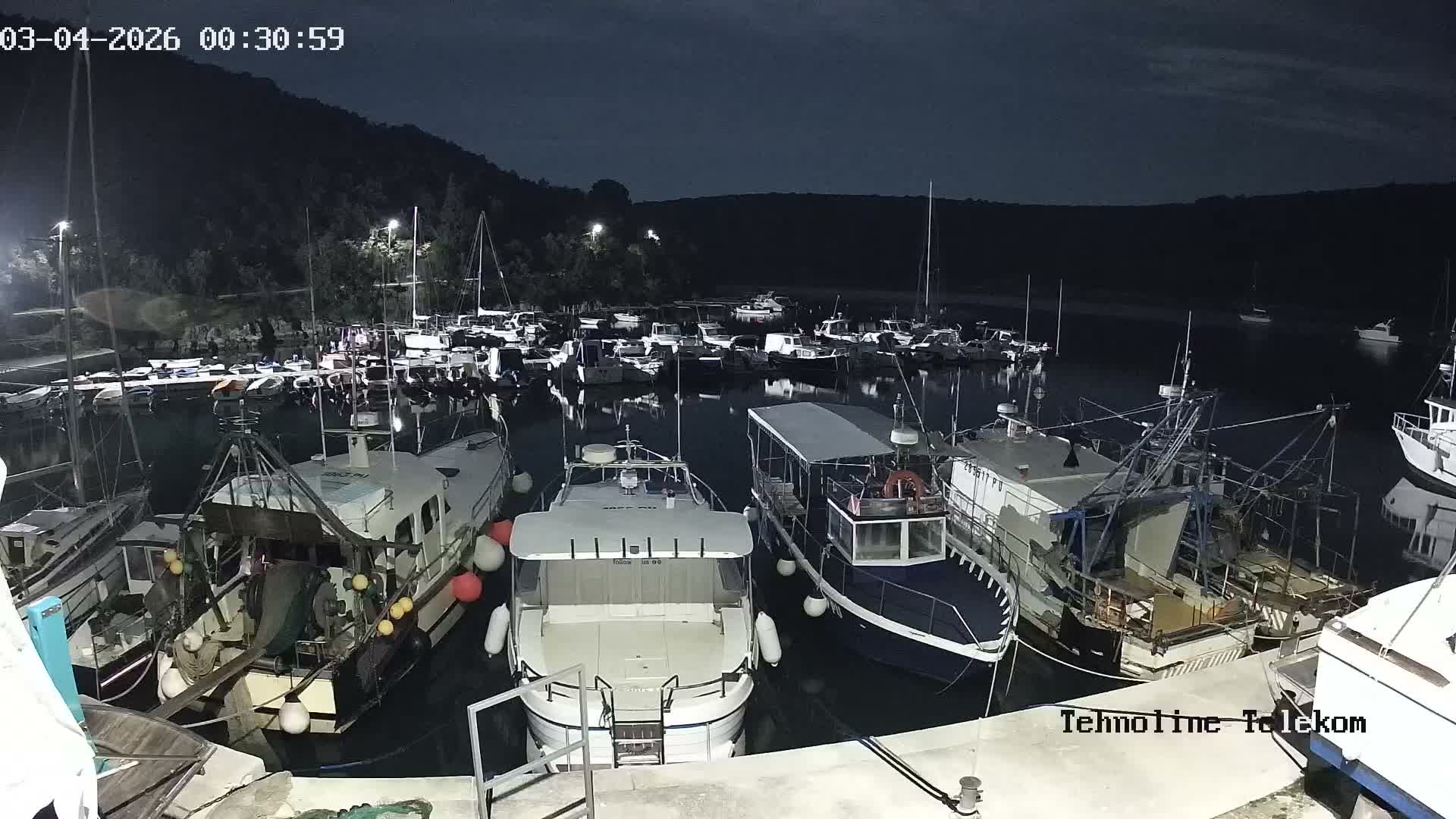 Krnica, Krnicki Porat Marine & Adriatic Coast Live Cam - Krnica, Opcina Marcana, Istria, Croatia