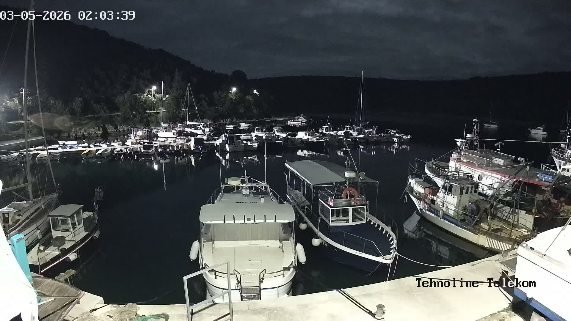Krnica, Krnicki Porat Marine & Adriatic Coast Live Cam - Krnica, Opcina Marcana, Istria, Croatia