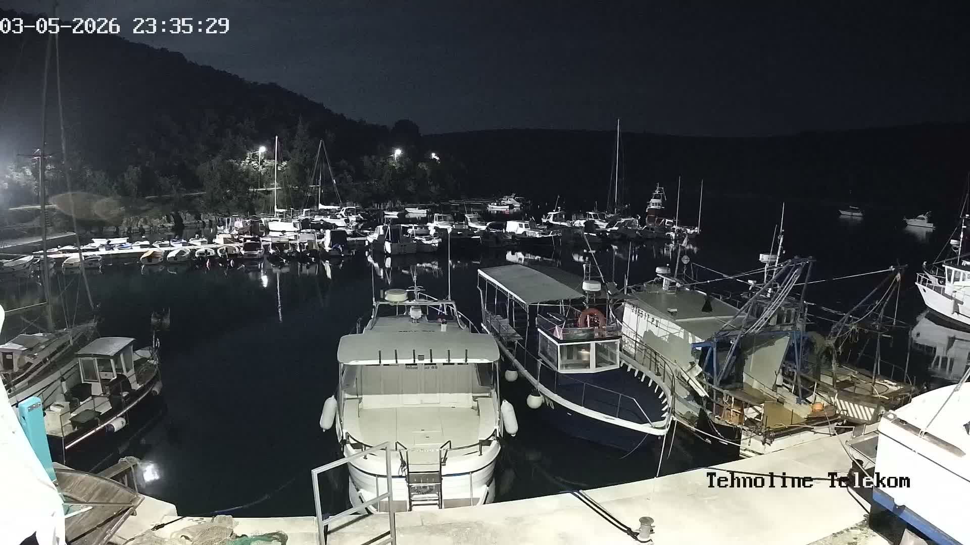 Krnica, Krnicki Porat Marine & Adriatic Coast Live Cam - Krnica, Opcina Marcana, Istria, Croatia