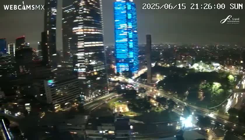Ciudad de Mexico City - Miguel Hidalgo Castillo de Chapultepec Castle & Park Skylne Live Cam - Miguel Hidalgo, Ciudad de Mexico, Mexico 