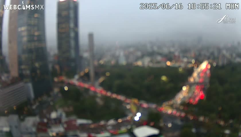Ciudad de Mexico City - Miguel Hidalgo Castillo de Chapultepec Castle & Park Skylne Live Cam - Miguel Hidalgo, Ciudad de Mexico, Mexico 
