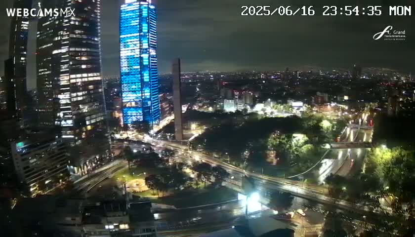 Ciudad de Mexico City - Miguel Hidalgo Castillo de Chapultepec Castle & Park Skylne Live Cam - Miguel Hidalgo, Ciudad de Mexico, Mexico 