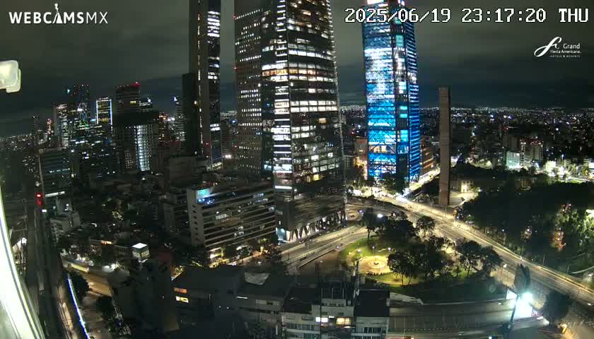 Ciudad de Mexico City - Miguel Hidalgo Castillo de Chapultepec Castle & Park Skylne Live Cam - Miguel Hidalgo, Ciudad de Mexico, Mexico 