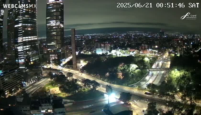 Ciudad de Mexico City - Miguel Hidalgo Castillo de Chapultepec Castle & Park Skylne Live Cam - Miguel Hidalgo, Ciudad de Mexico, Mexico 