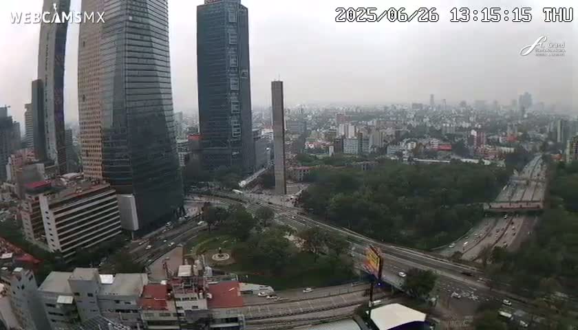 Ciudad de Mexico City - Miguel Hidalgo Castillo de Chapultepec Castle & Park Skylne Live Cam - Miguel Hidalgo, Ciudad de Mexico, Mexico 