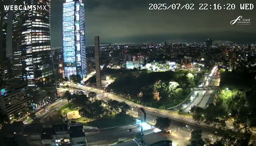 Ciudad de Mexico City - Miguel Hidalgo Castillo de Chapultepec Castle & Park Skylne Live Cam - Miguel Hidalgo, Ciudad de Mexico, Mexico 