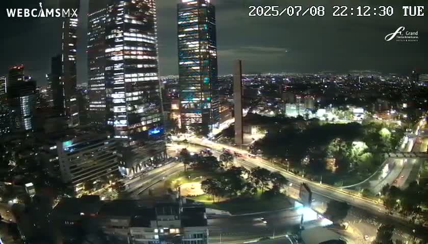 Ciudad de Mexico City - Miguel Hidalgo Castillo de Chapultepec Castle & Park Skylne Live Cam - Miguel Hidalgo, Ciudad de Mexico, Mexico 