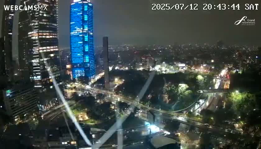 Ciudad de Mexico City - Miguel Hidalgo Castillo de Chapultepec Castle & Park Skylne Live Cam - Miguel Hidalgo, Ciudad de Mexico, Mexico 
