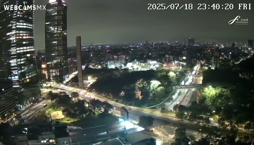 Ciudad de Mexico City - Miguel Hidalgo Castillo de Chapultepec Castle & Park Skylne Live Cam - Miguel Hidalgo, Ciudad de Mexico, Mexico 