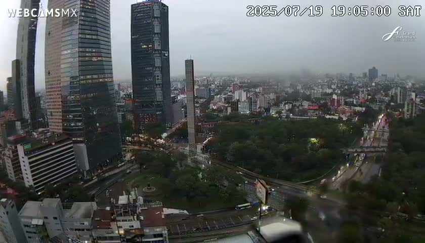 Ciudad de Mexico City - Miguel Hidalgo Castillo de Chapultepec Castle & Park Skylne Live Cam - Miguel Hidalgo, Ciudad de Mexico, Mexico 