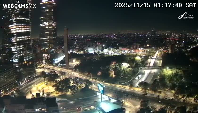 Ciudad de Mexico City - Miguel Hidalgo Castillo de Chapultepec Castle & Park Skylne Live Cam - Miguel Hidalgo, Ciudad de Mexico, Mexico 