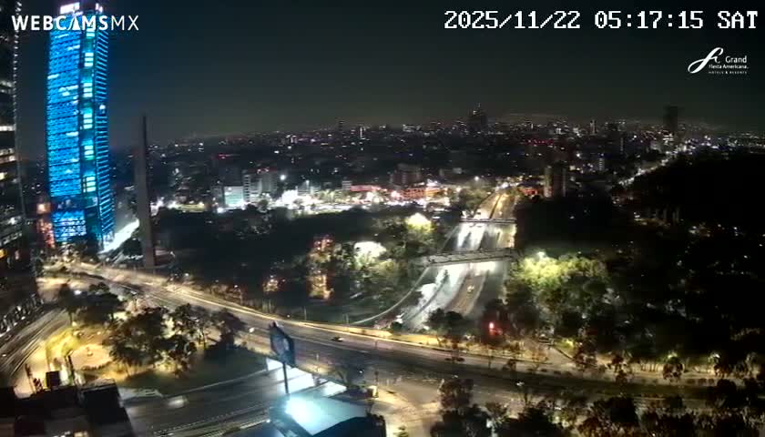 Ciudad de Mexico City - Miguel Hidalgo Castillo de Chapultepec Castle & Park Skylne Live Cam - Miguel Hidalgo, Ciudad de Mexico, Mexico 