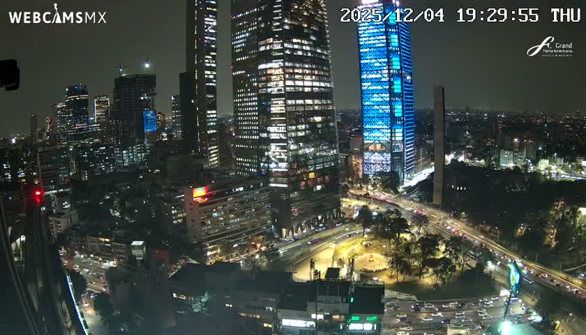 Ciudad de Mexico City - Miguel Hidalgo Castillo de Chapultepec Castle & Park Skylne Live Cam - Miguel Hidalgo, Ciudad de Mexico, Mexico 