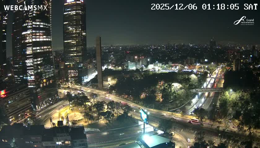 Ciudad de Mexico City - Miguel Hidalgo Castillo de Chapultepec Castle & Park Skylne Live Cam - Miguel Hidalgo, Ciudad de Mexico, Mexico 