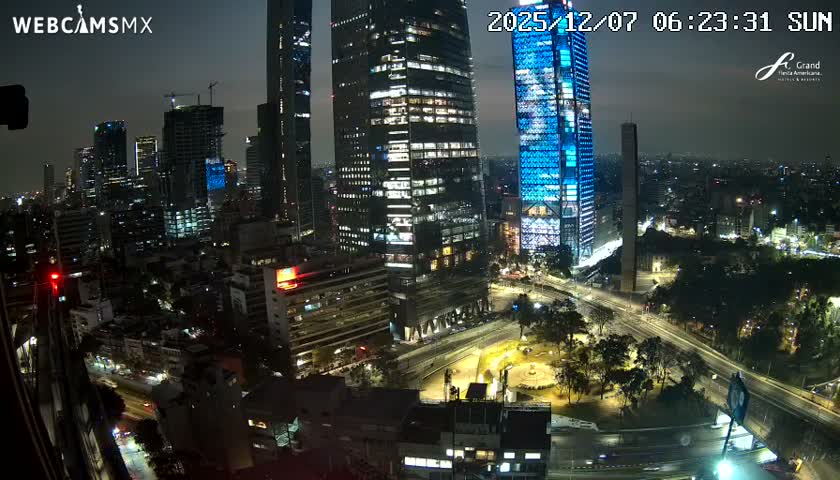 Ciudad de Mexico City - Miguel Hidalgo Castillo de Chapultepec Castle & Park Skylne Live Cam - Miguel Hidalgo, Ciudad de Mexico, Mexico 
