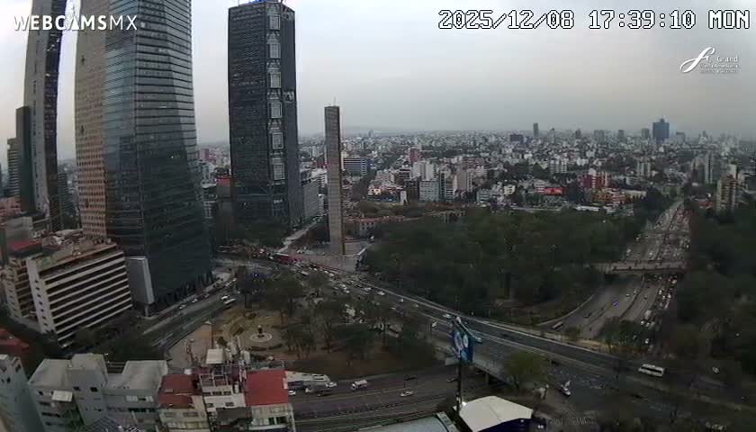 Ciudad de Mexico City - Miguel Hidalgo Castillo de Chapultepec Castle & Park Skylne Live Cam - Miguel Hidalgo, Ciudad de Mexico, Mexico 