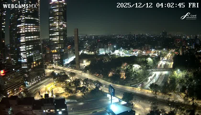 Ciudad de Mexico City - Miguel Hidalgo Castillo de Chapultepec Castle & Park Skylne Live Cam - Miguel Hidalgo, Ciudad de Mexico, Mexico 