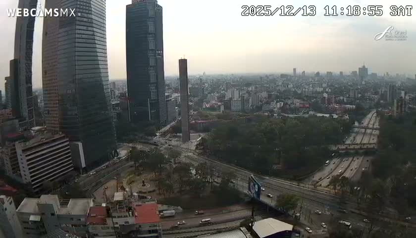 Ciudad de Mexico City - Miguel Hidalgo Castillo de Chapultepec Castle & Park Skylne Live Cam - Miguel Hidalgo, Ciudad de Mexico, Mexico 