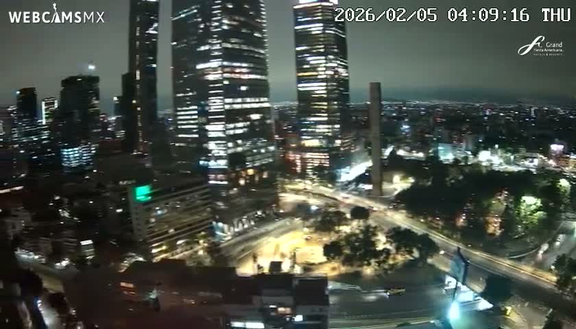 Ciudad de Mexico City - Miguel Hidalgo Castillo de Chapultepec Castle & Park Skylne Live Cam - Miguel Hidalgo, Ciudad de Mexico, Mexico 