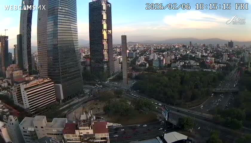 Ciudad de Mexico City - Miguel Hidalgo Castillo de Chapultepec Castle & Park Skylne Live Cam - Miguel Hidalgo, Ciudad de Mexico, Mexico 