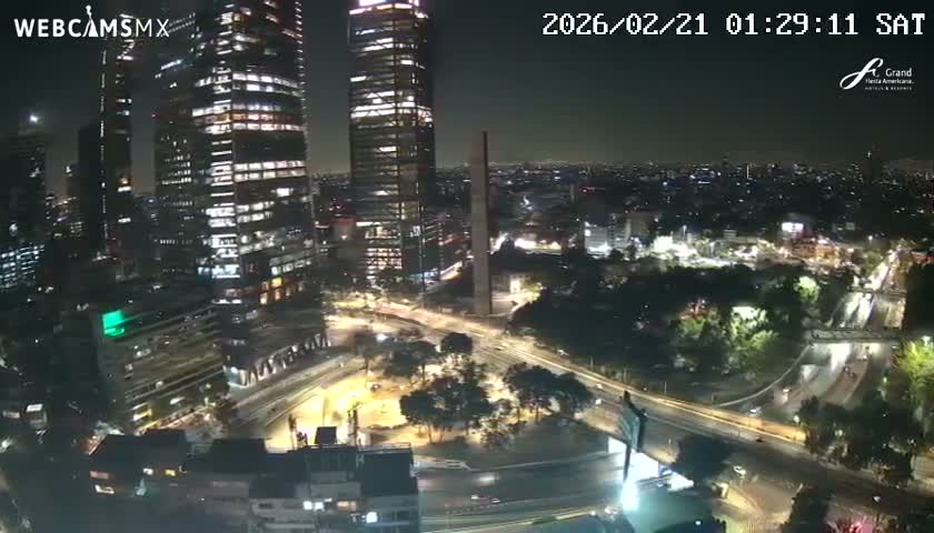 Ciudad de Mexico City - Miguel Hidalgo Castillo de Chapultepec Castle & Park Skylne Live Cam - Miguel Hidalgo, Ciudad de Mexico, Mexico 