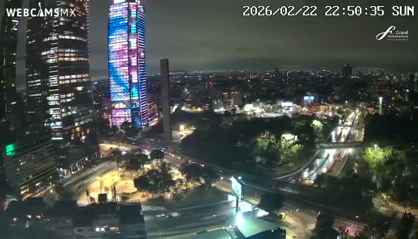 Ciudad de Mexico City - Miguel Hidalgo Castillo de Chapultepec Castle & Park Skylne Live Cam - Miguel Hidalgo, Ciudad de Mexico, Mexico 