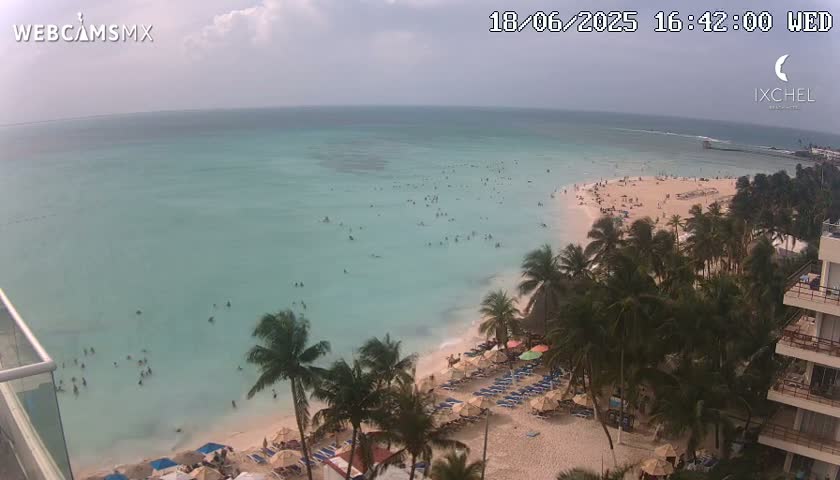 Isla Mujeres, Playa Cocal Beach Live Cam - Centro, Isla Mujeres, Quintana Roo, Mexico