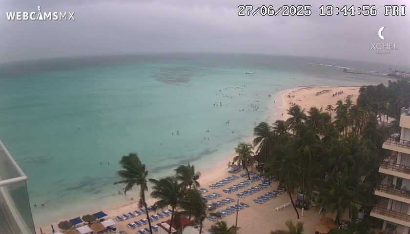 Isla Mujeres, Playa Cocal Beach Live Cam - Centro, Isla Mujeres, Quintana Roo, Mexico