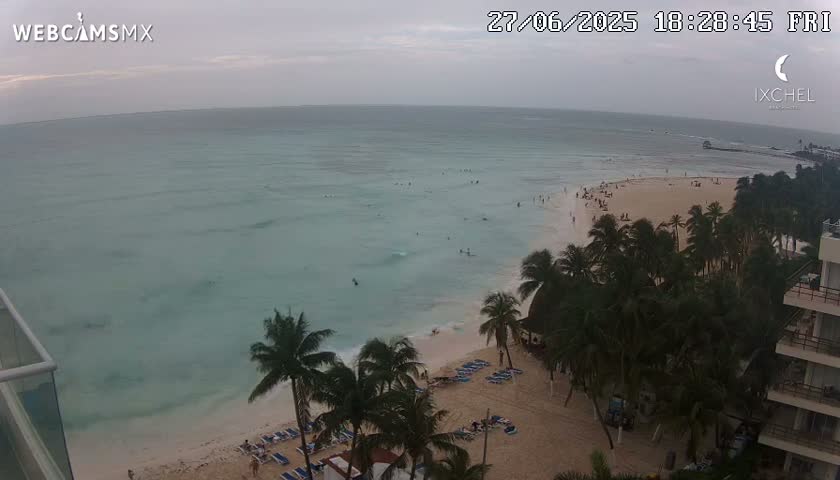 Isla Mujeres, Playa Cocal Beach Live Cam - Centro, Isla Mujeres, Quintana Roo, Mexico