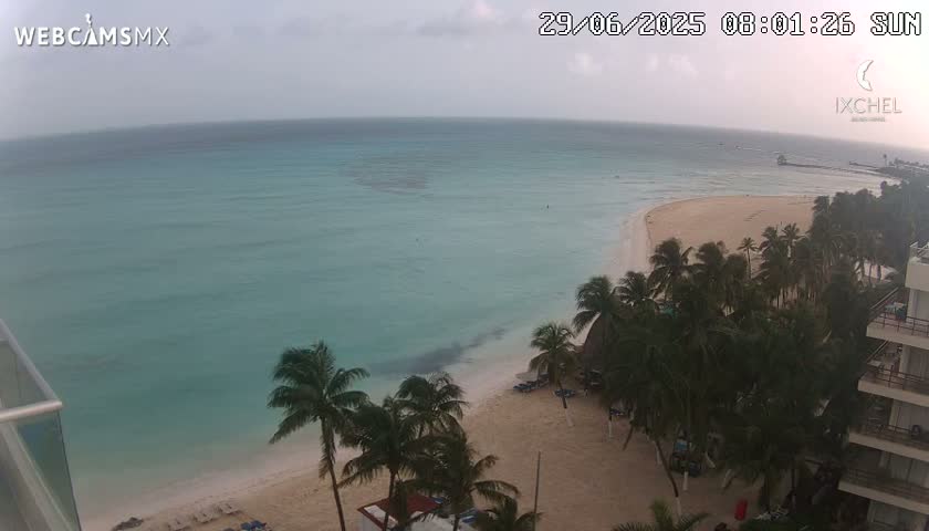 Isla Mujeres, Playa Cocal Beach Live Cam - Centro, Isla Mujeres, Quintana Roo, Mexico