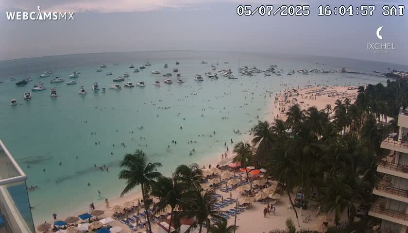 Isla Mujeres, Playa Cocal Beach Live Cam - Centro, Isla Mujeres, Quintana Roo, Mexico