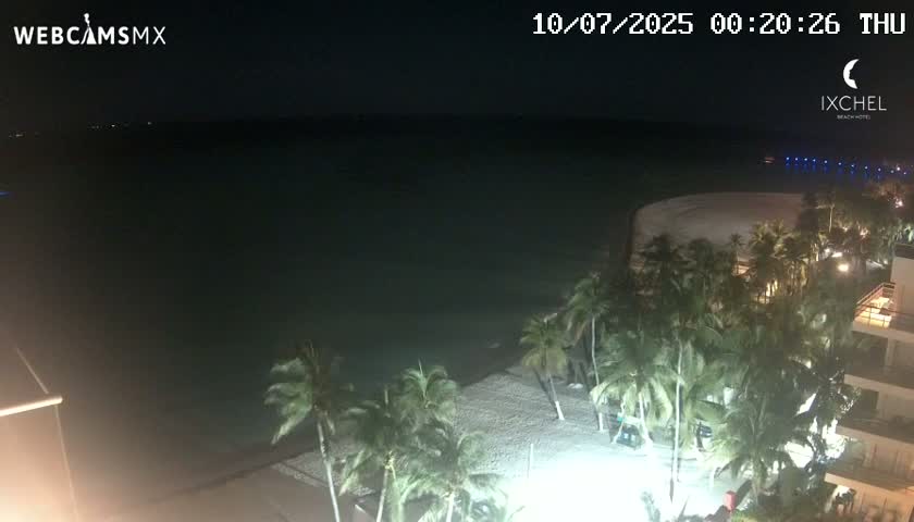 Isla Mujeres, Playa Cocal Beach Live Cam - Centro, Isla Mujeres, Quintana Roo, Mexico