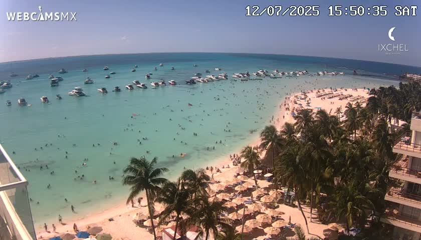 Isla Mujeres, Playa Cocal Beach Live Cam - Centro, Isla Mujeres, Quintana Roo, Mexico