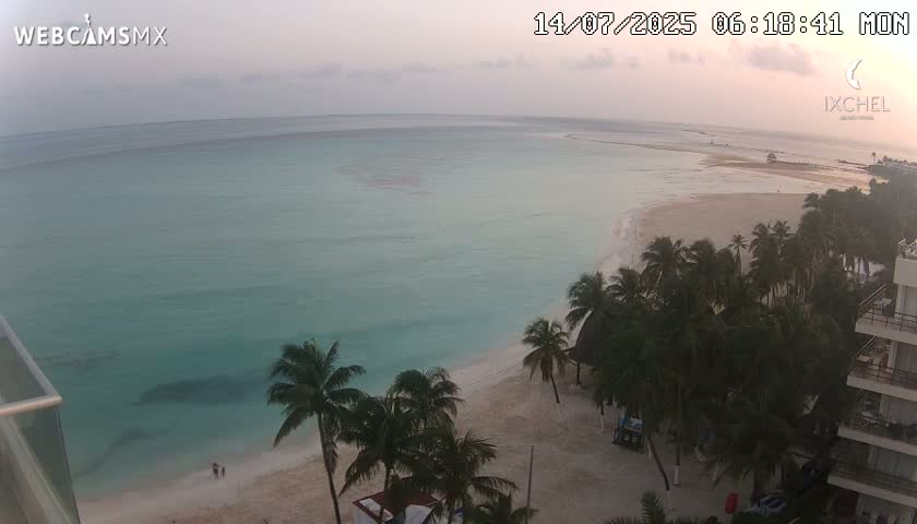 Isla Mujeres, Playa Cocal Beach Live Cam - Centro, Isla Mujeres, Quintana Roo, Mexico
