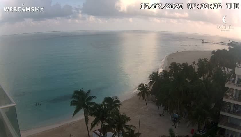 Isla Mujeres, Playa Cocal Beach Live Cam - Centro, Isla Mujeres, Quintana Roo, Mexico
