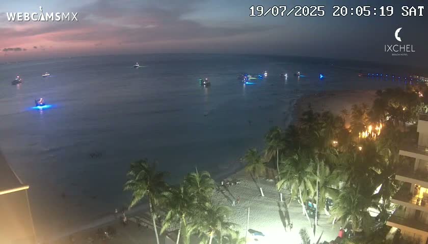 Isla Mujeres, Playa Cocal Beach Live Cam - Centro, Isla Mujeres, Quintana Roo, Mexico